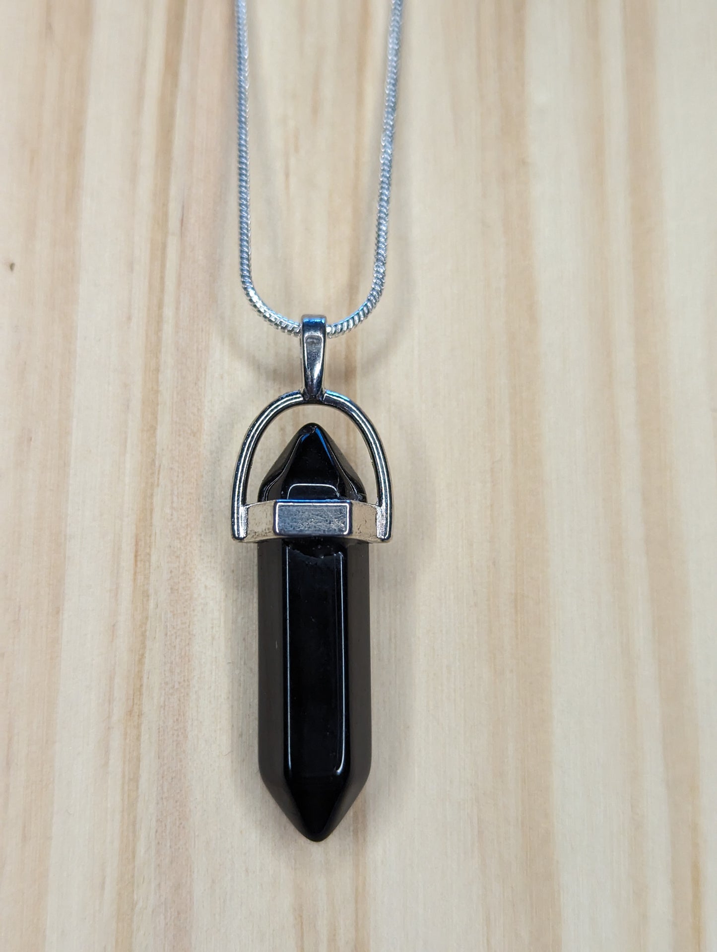Bullet gemstone necklace image 3