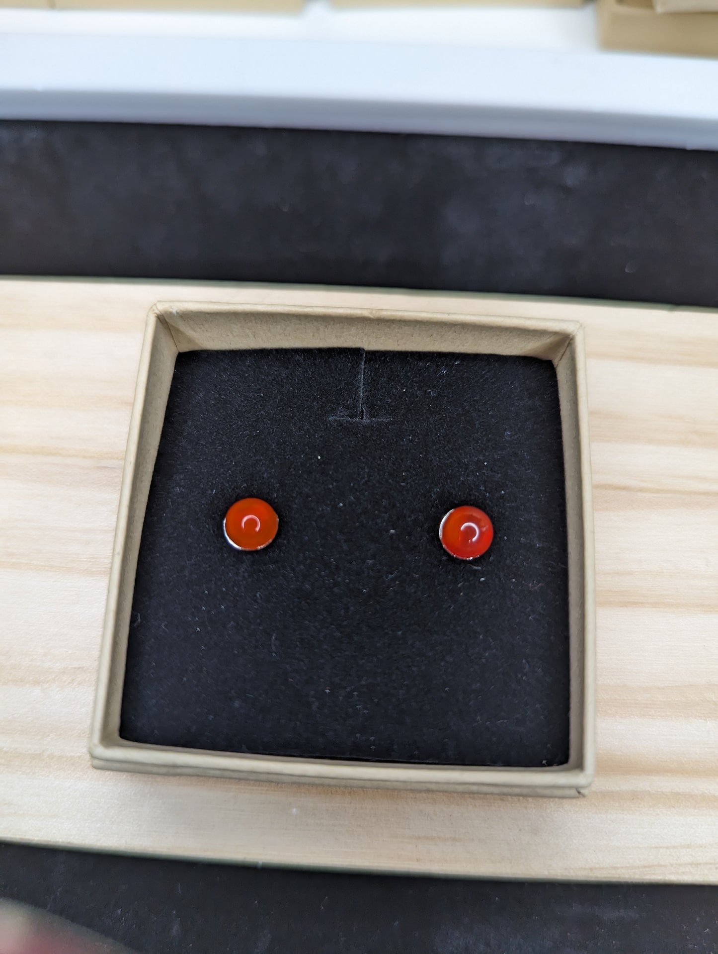 Sterling Silver & Gemstone Studs image 3
