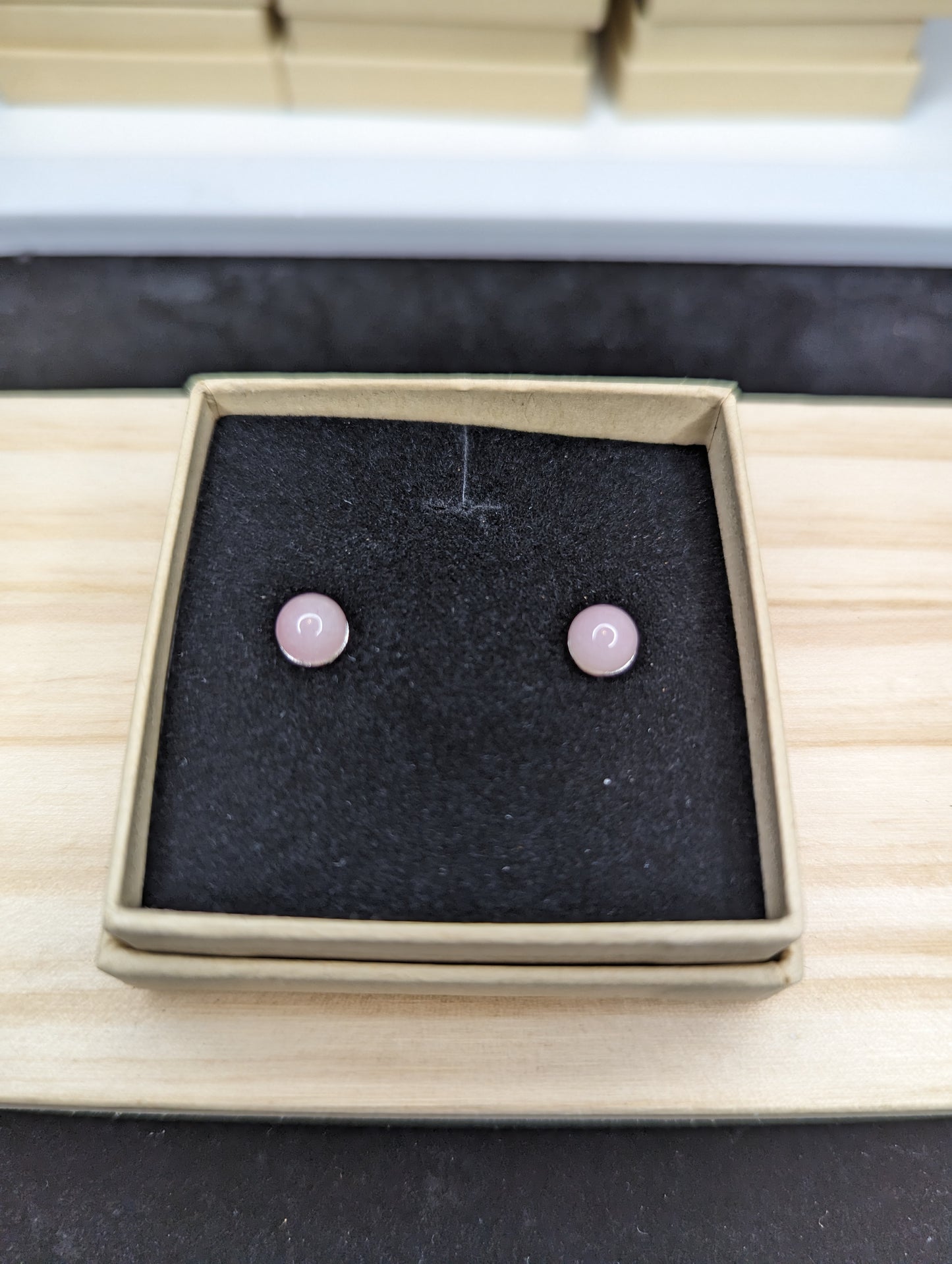 Sterling Silver & Gemstone Studs image 1