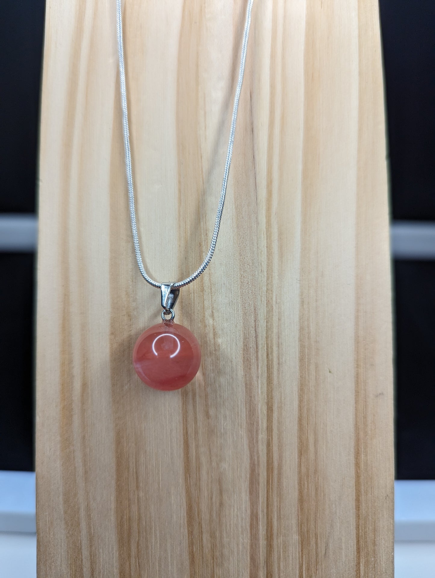 Sphere gemstone necklace image 7