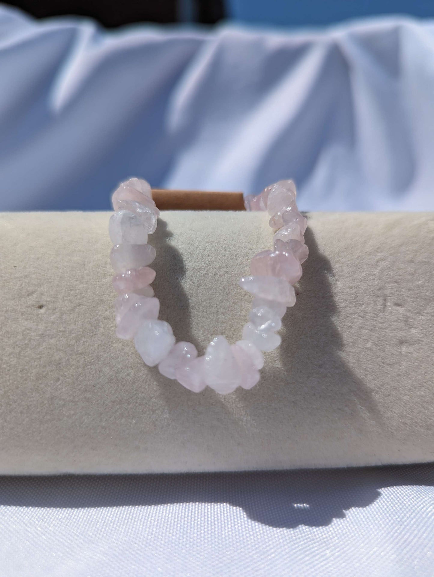 Gemstone chip bracelets image 1