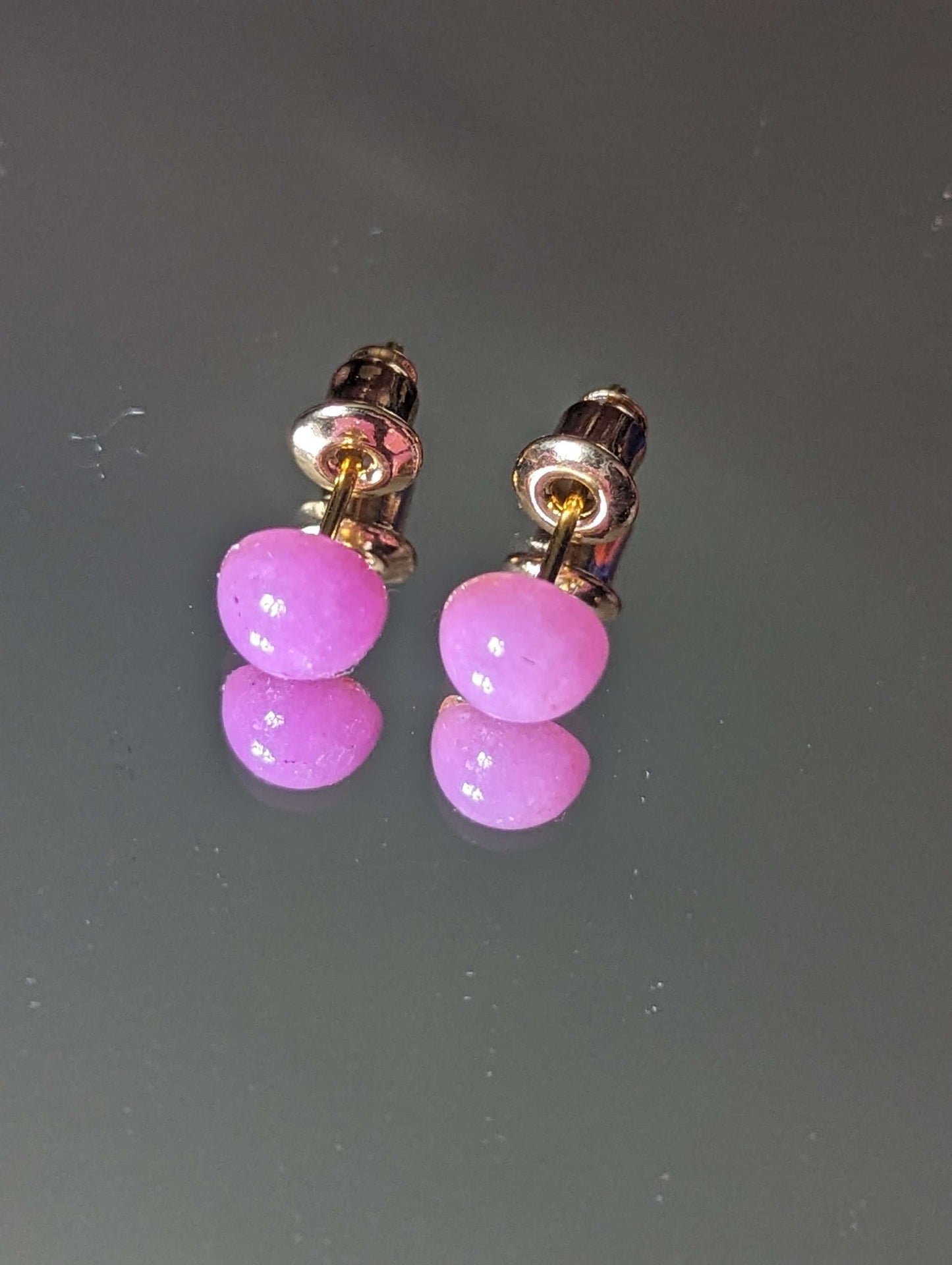 Gold Plated Gemstone Studs image 11