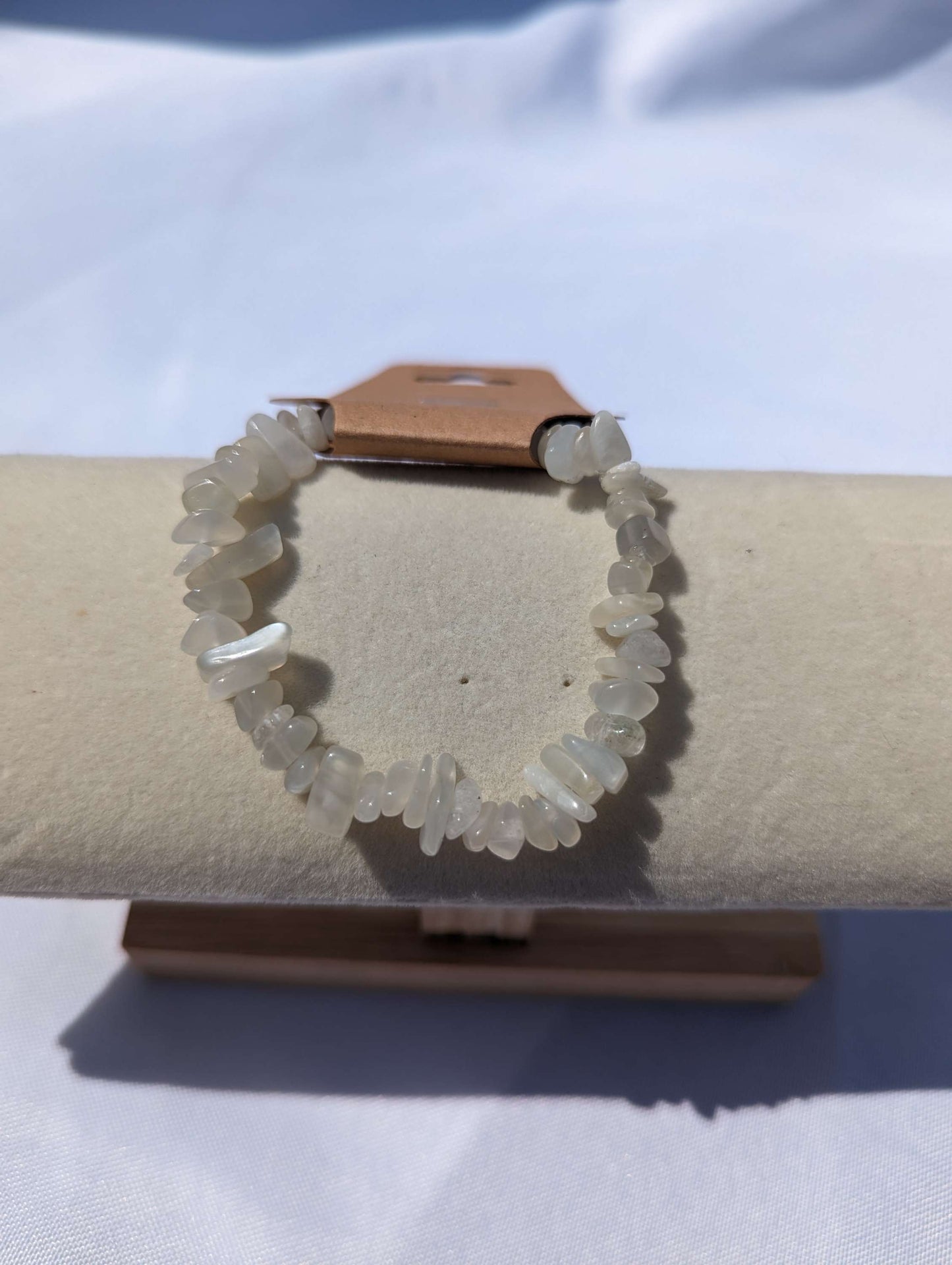 Gemstone chip bracelets image 3