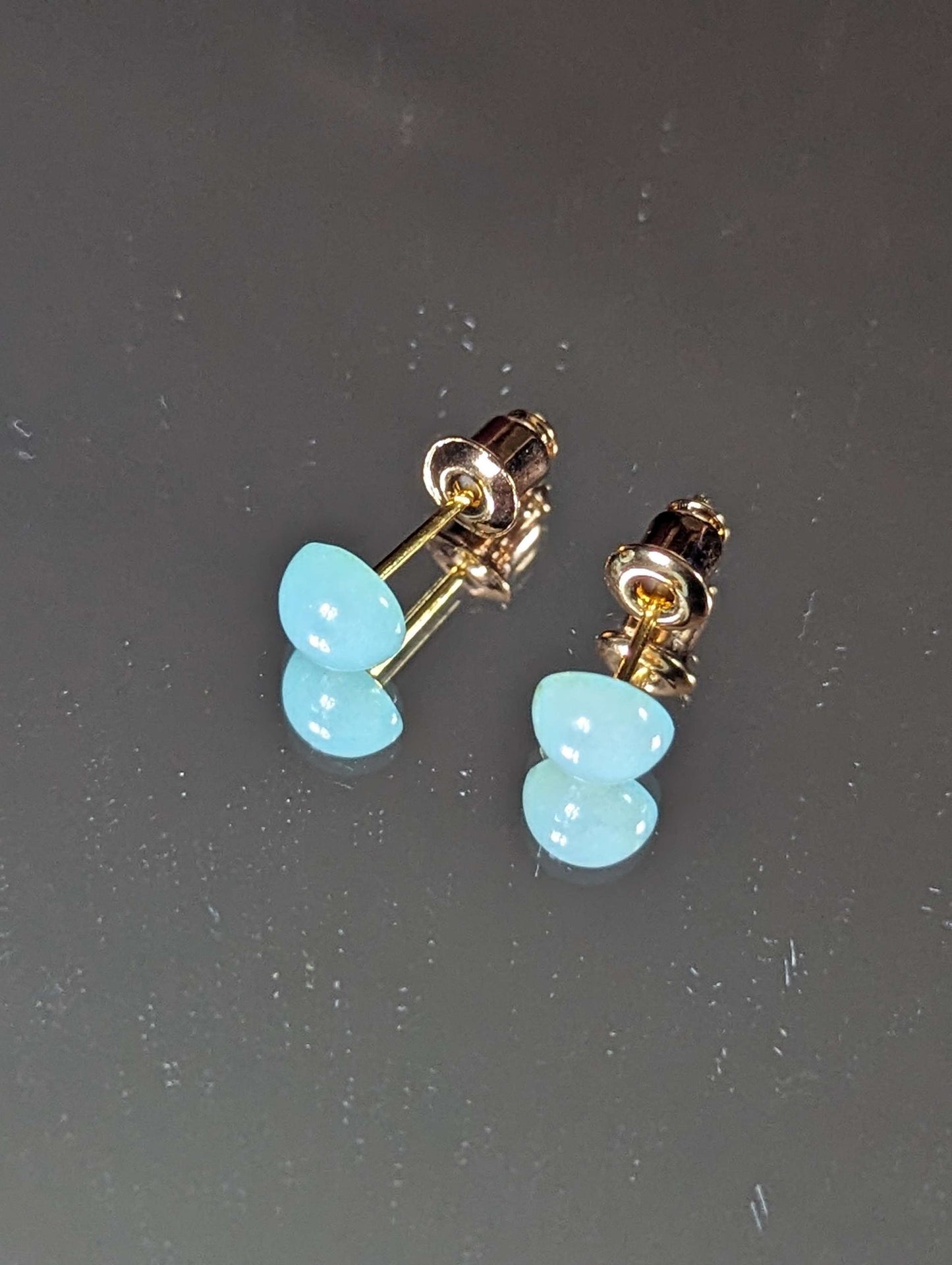 Gold Plated Gemstone Studs image 7