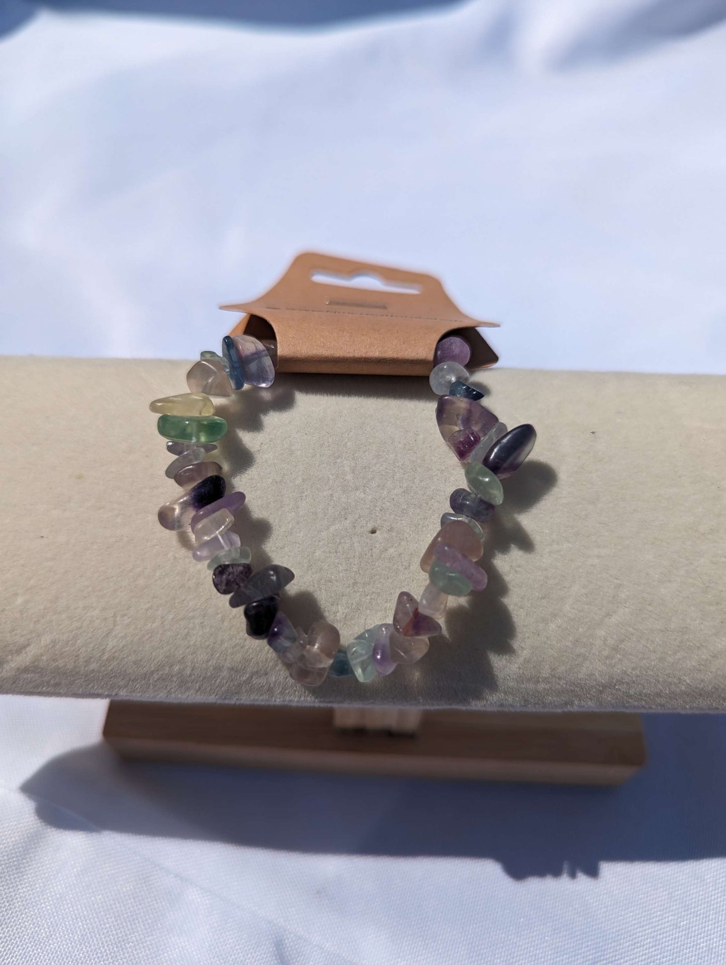 Gemstone chip bracelets image 2