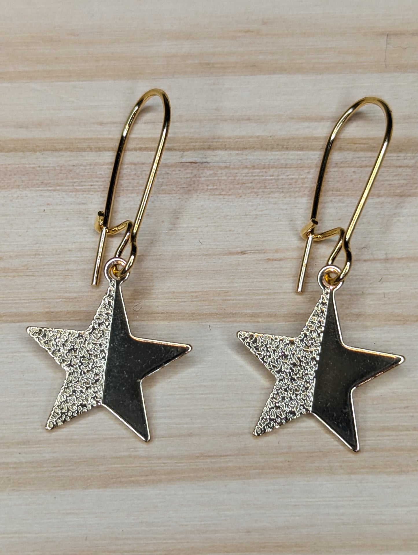 Gold Star Earrings image 2