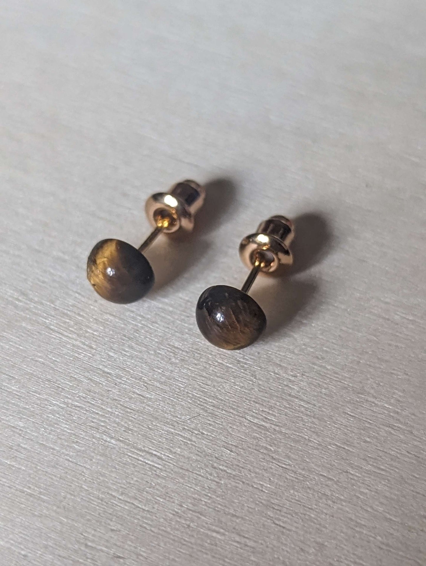 Gold Plated Gemstone Studs image 3