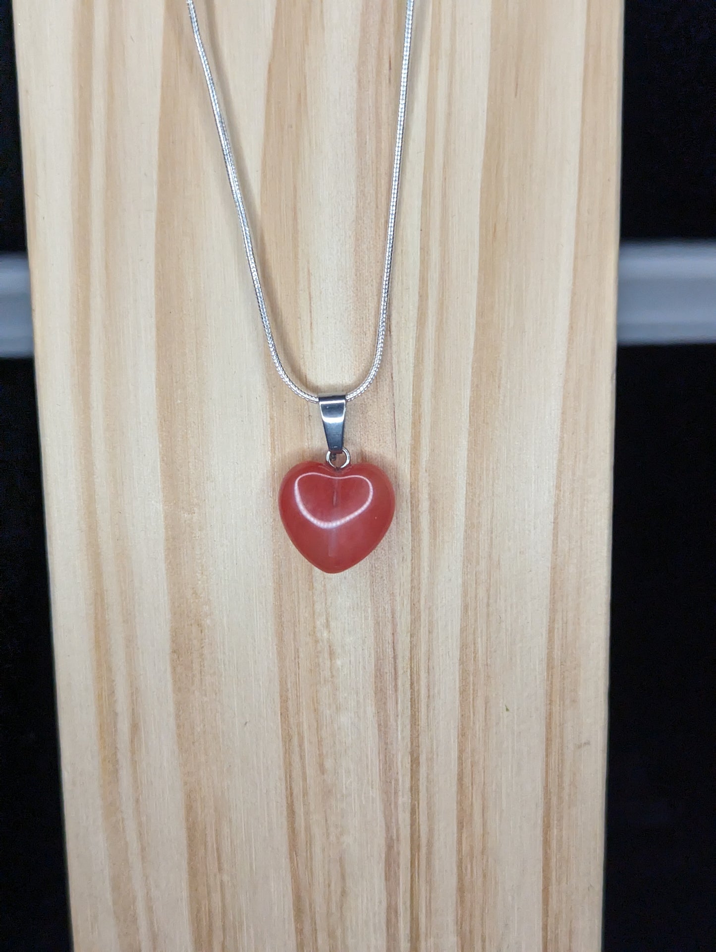 Heart Gemstone Necklace image 4