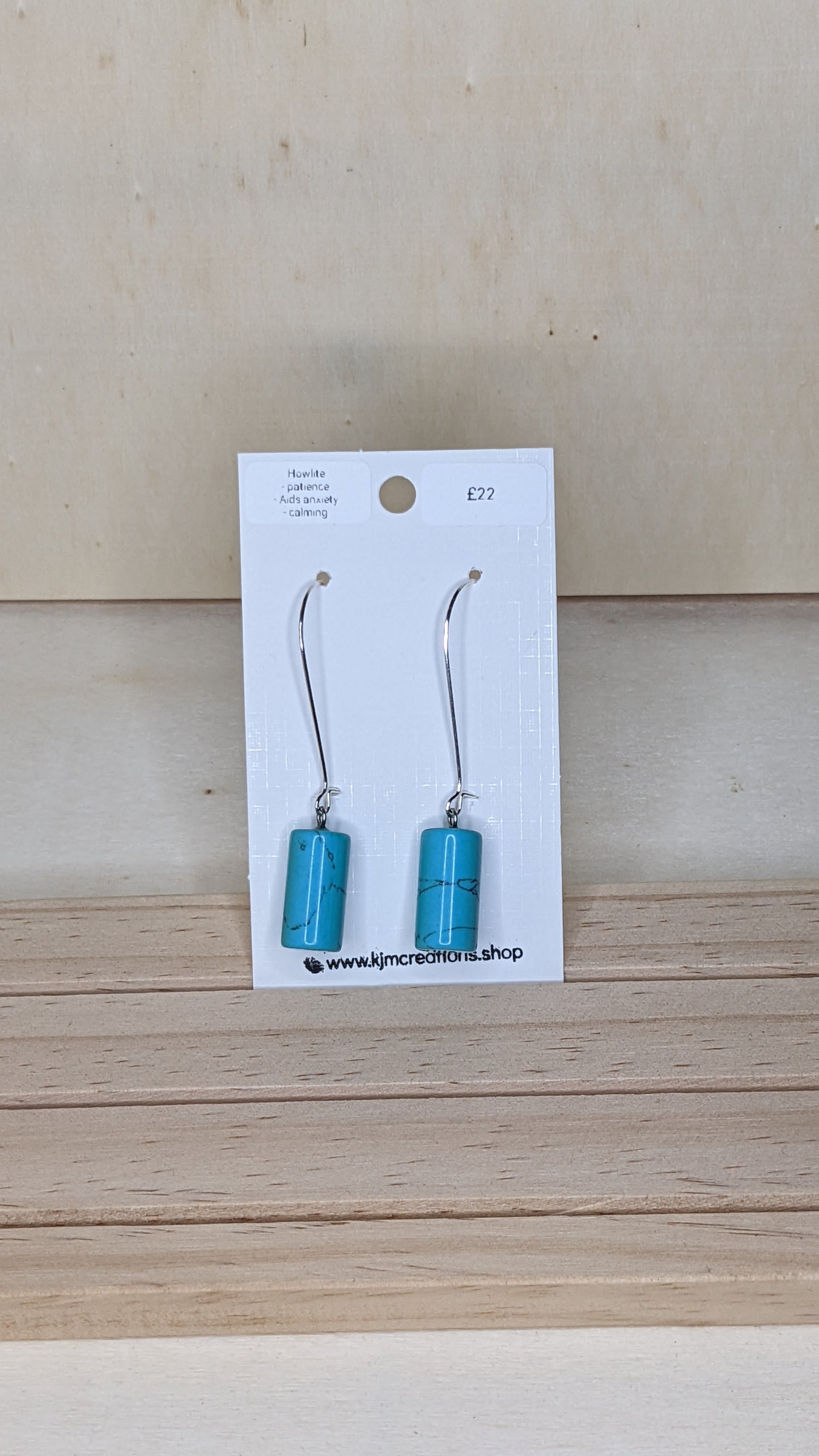 Cylinder Gemstone Earrings image 3