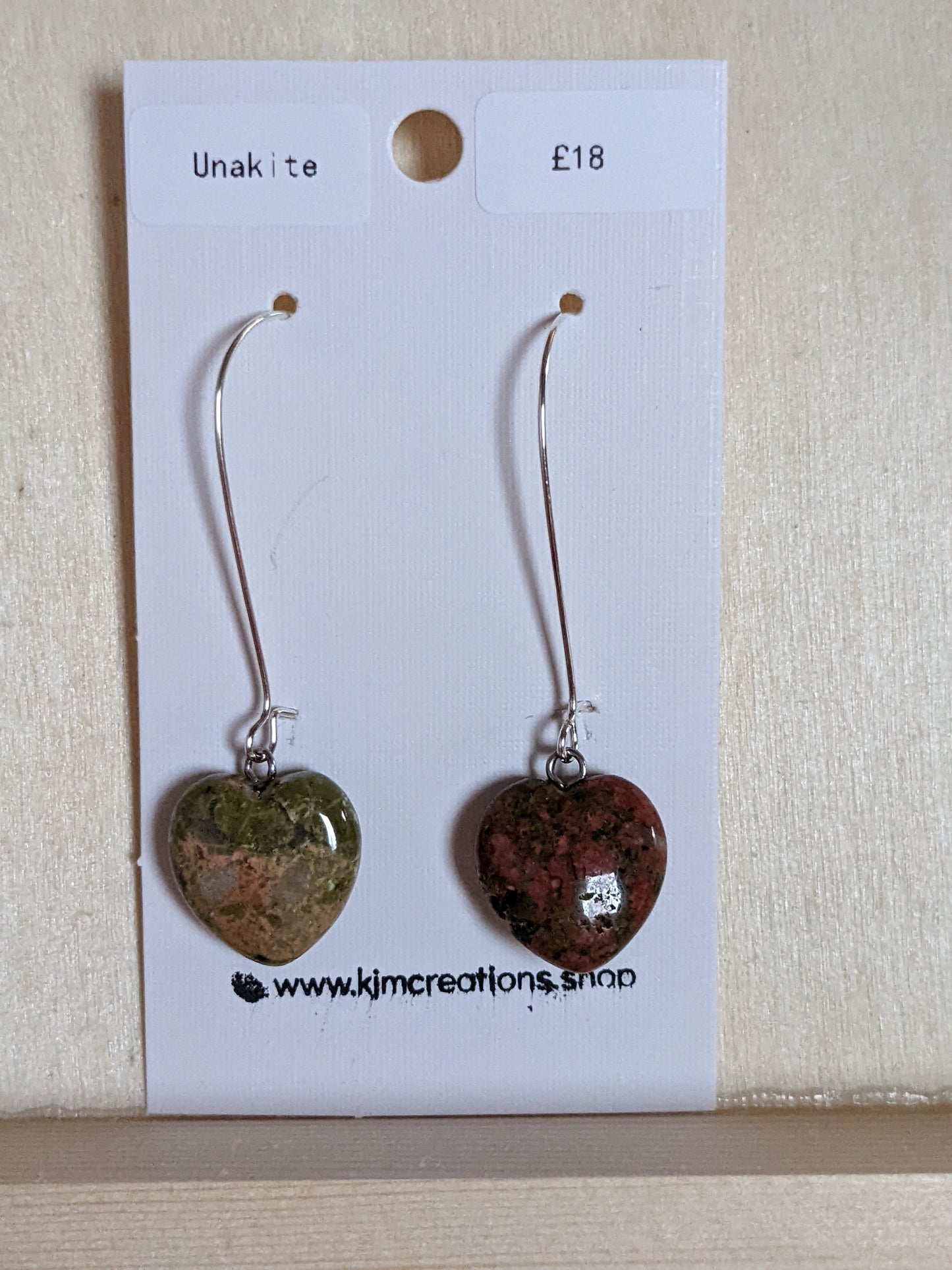 Heart Gemstone Earrings image 6