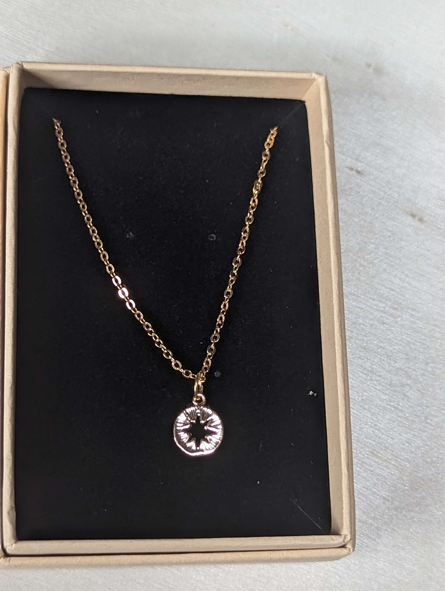 Gold Charm necklace image 2