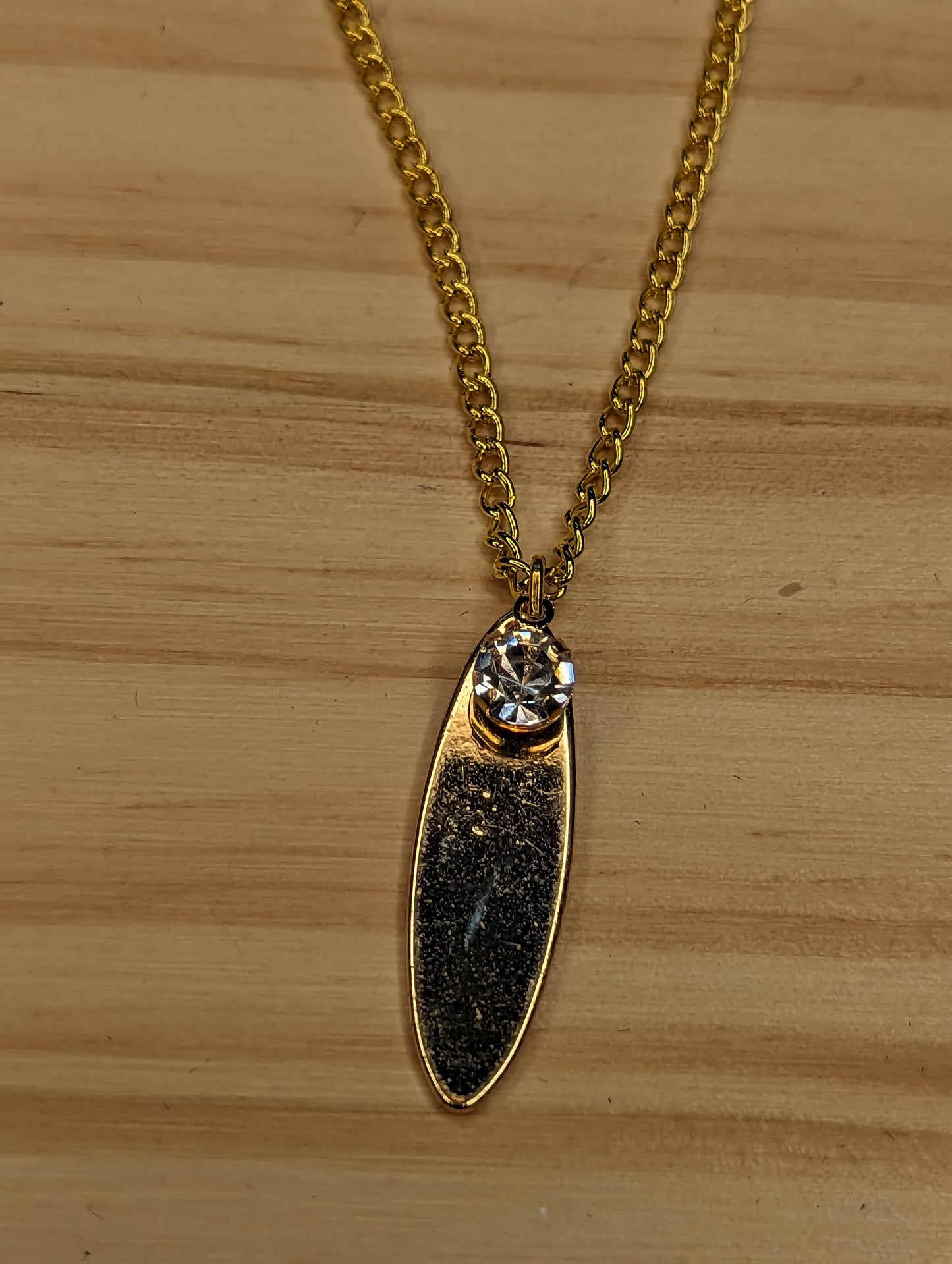 Gold Oval Necklace image 1