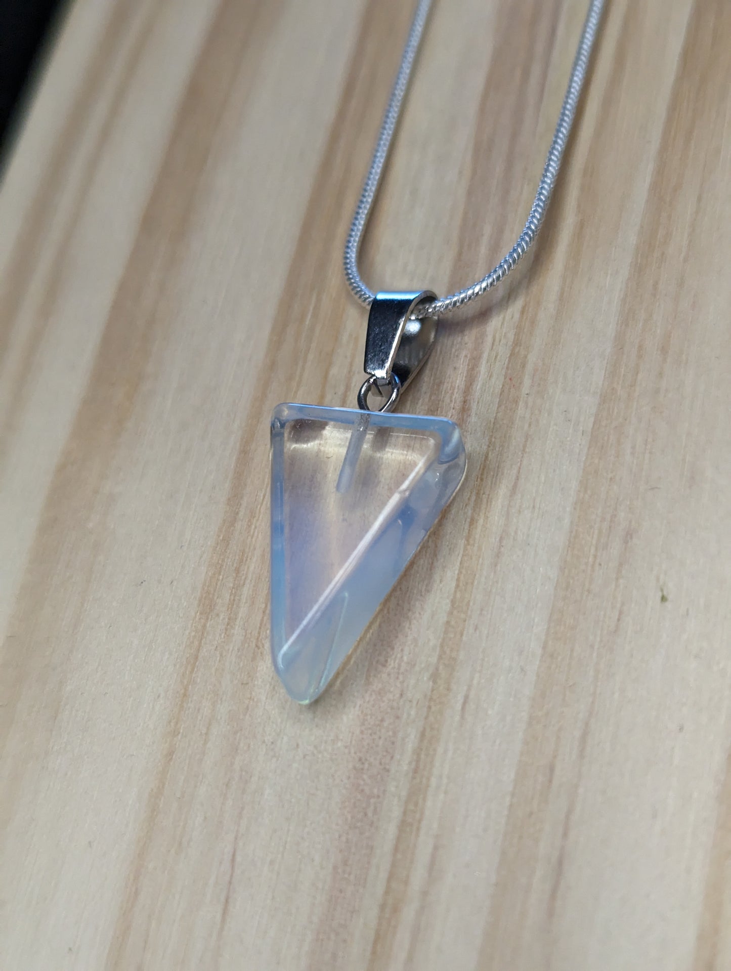 Triangle Gemstone Necklace image 6