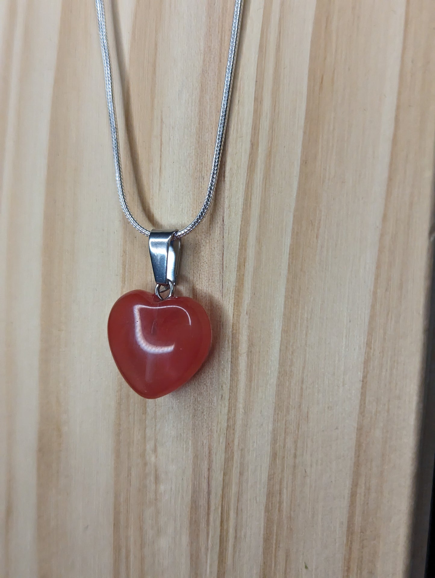 Heart Gemstone Necklace image 3