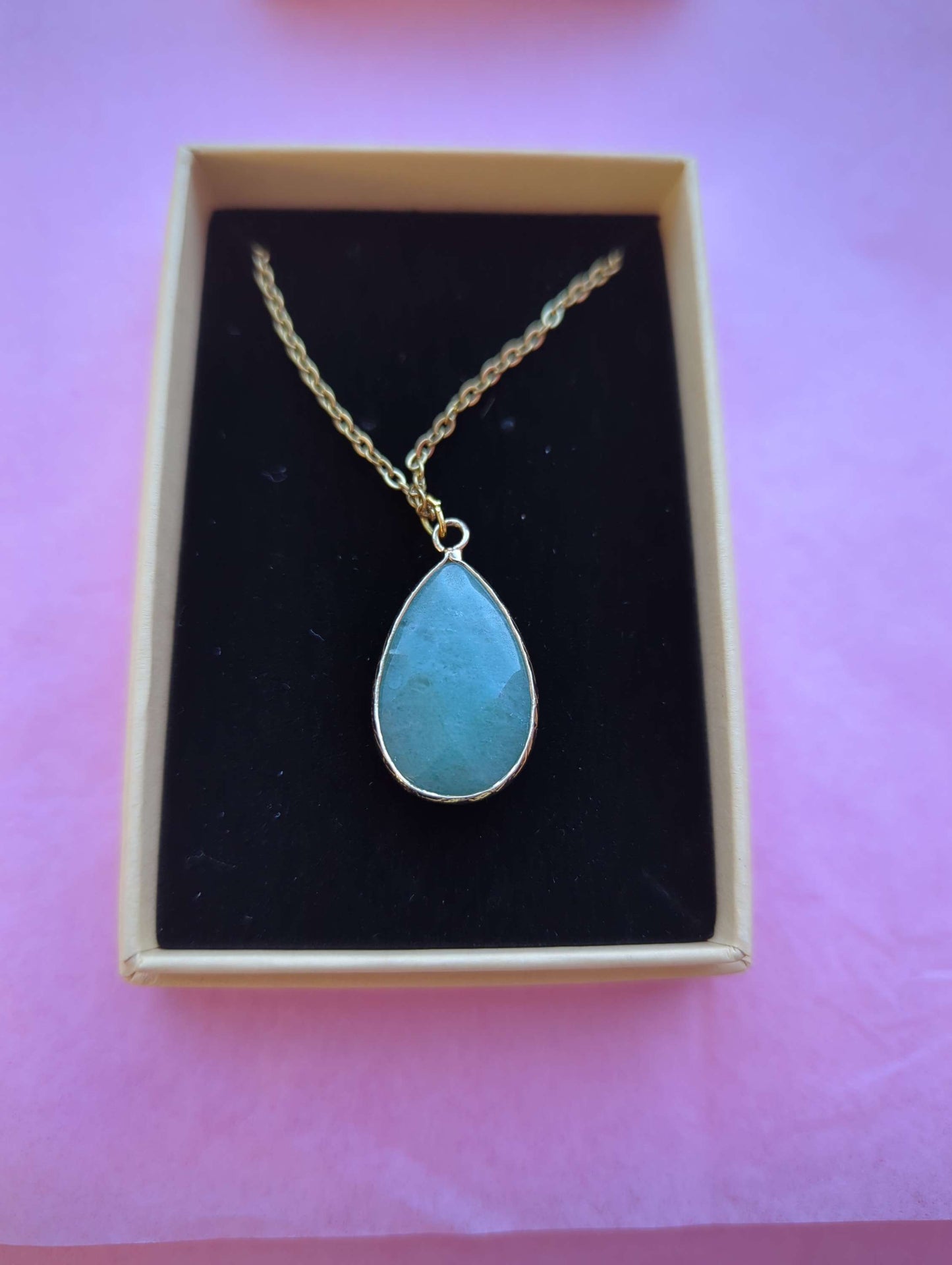Green aventurine necklace image 0
