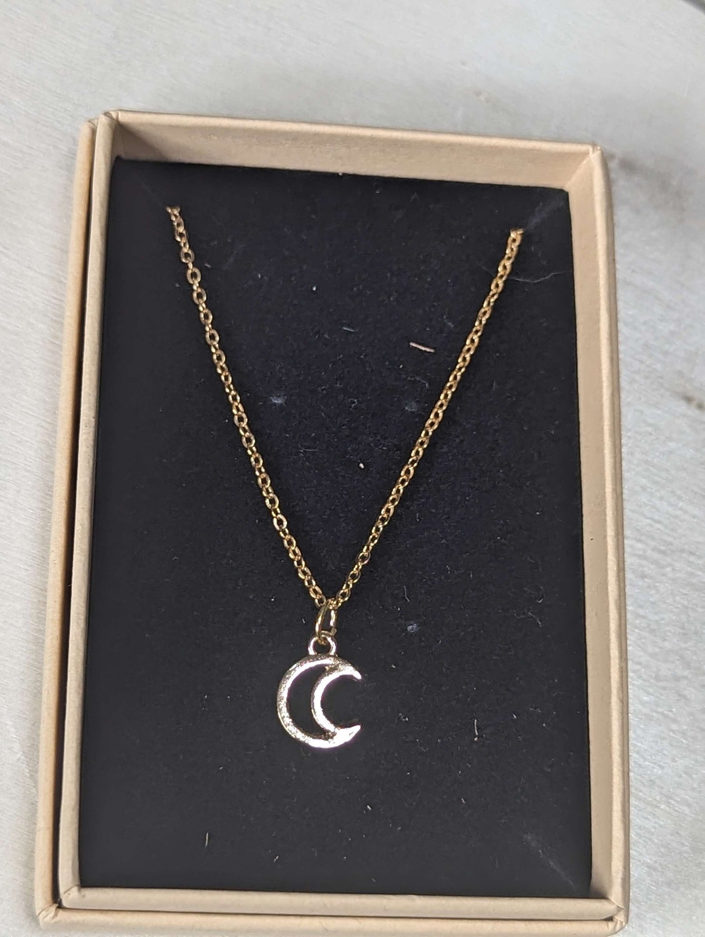 Gold Charm necklace image 1