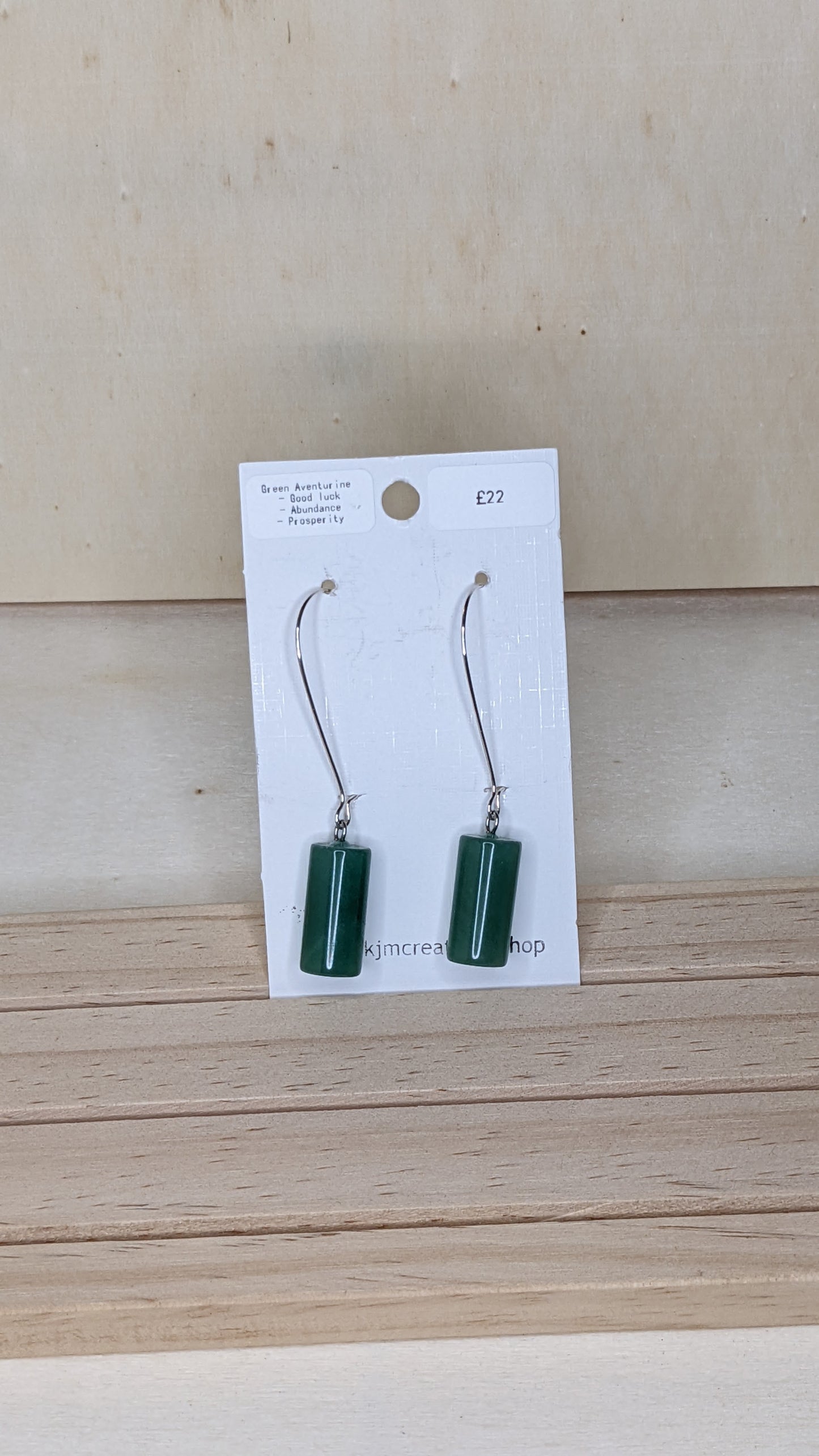 Cylinder Gemstone Earrings image 1
