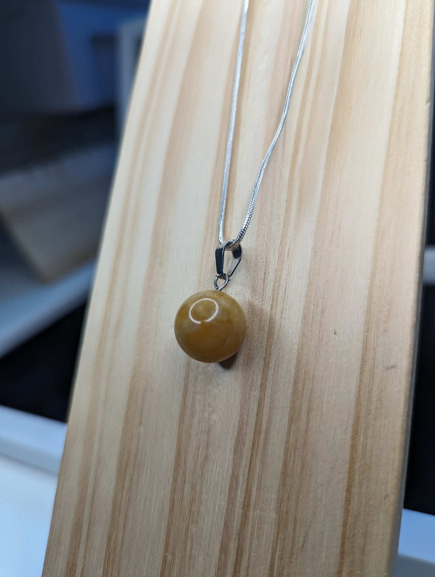 Sphere gemstone necklace image 10