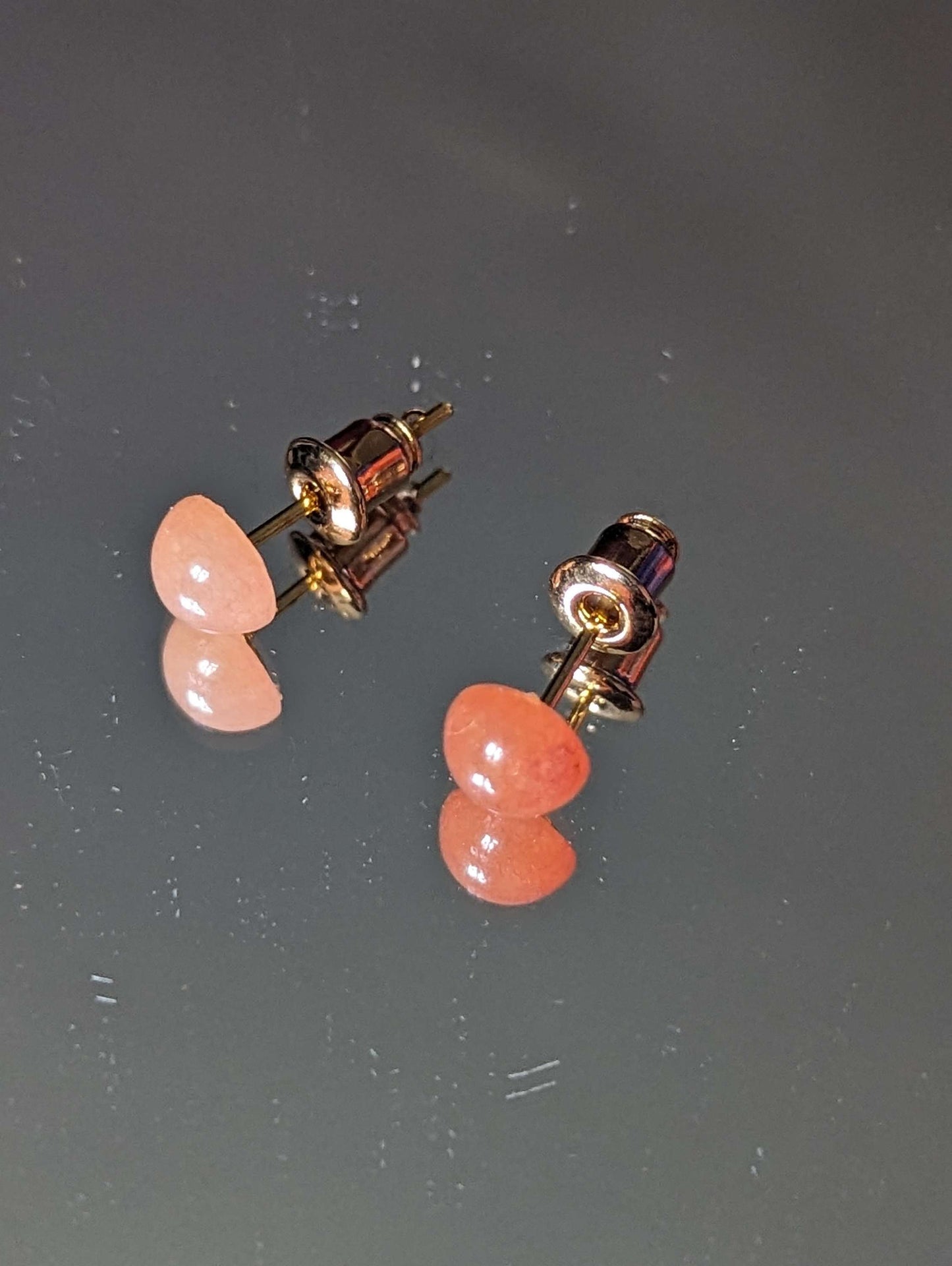 Gold Plated Gemstone Studs image 2