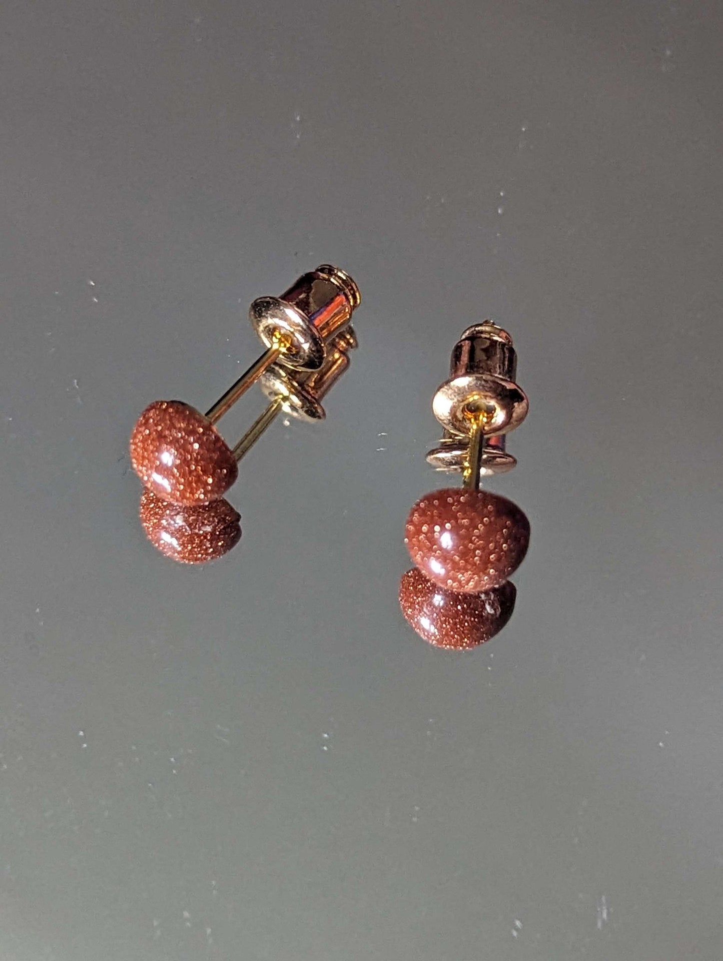 Gold Plated Gemstone Studs image 6