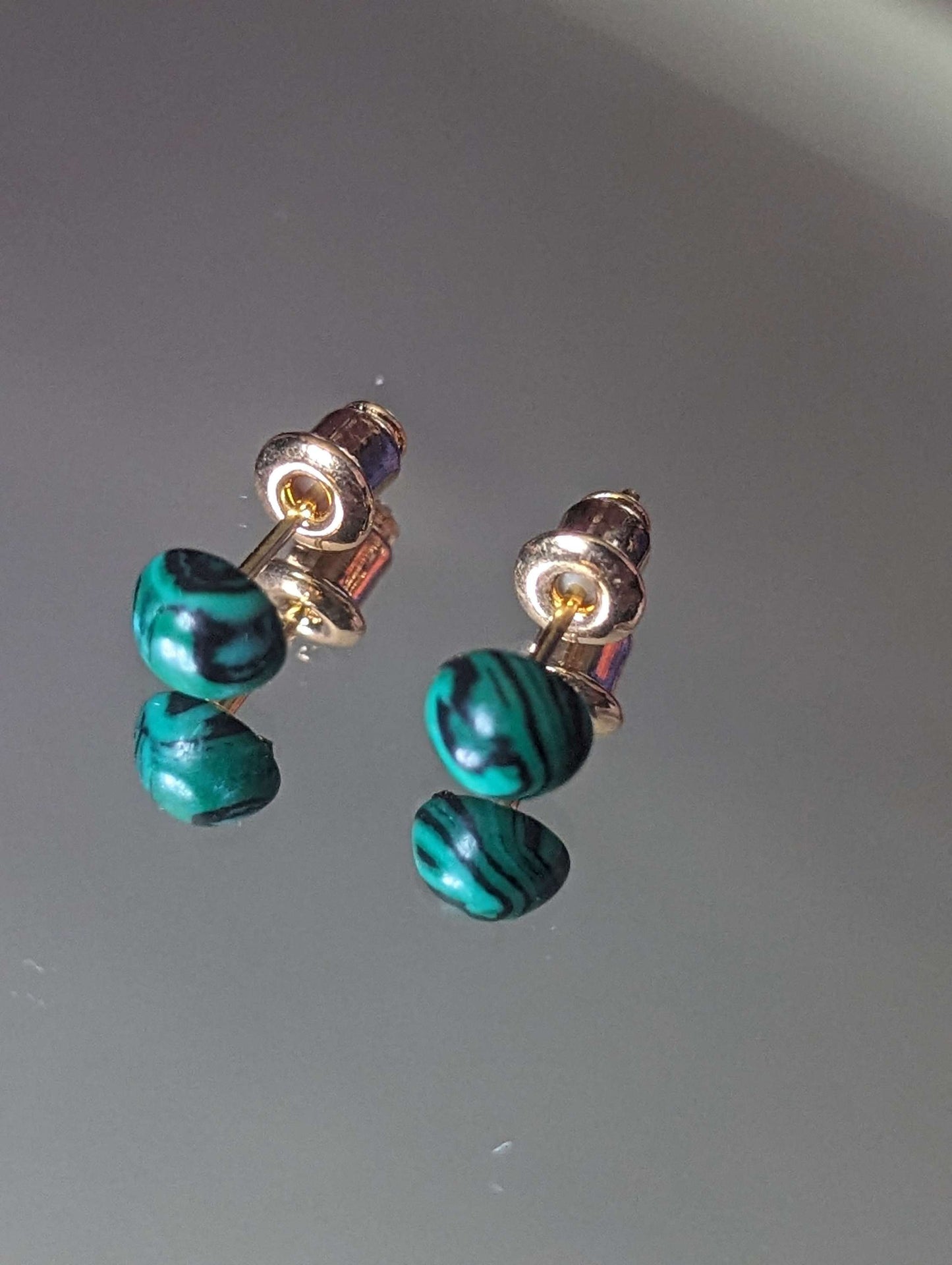 Gold Plated Gemstone Studs image 10