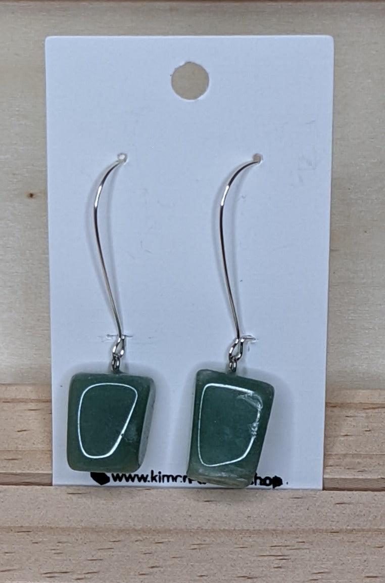 Nugget Gemstone Earrings image 1