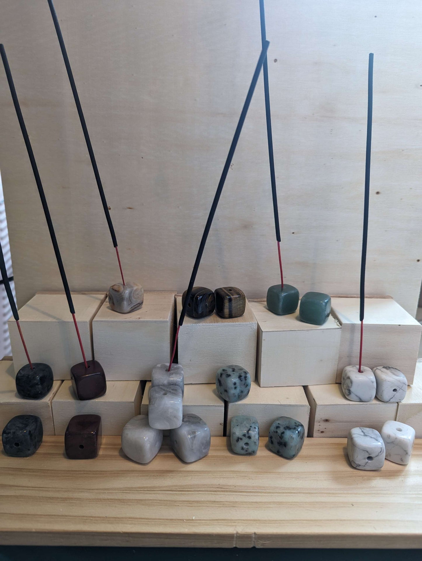 Gemstone incense holder image 1