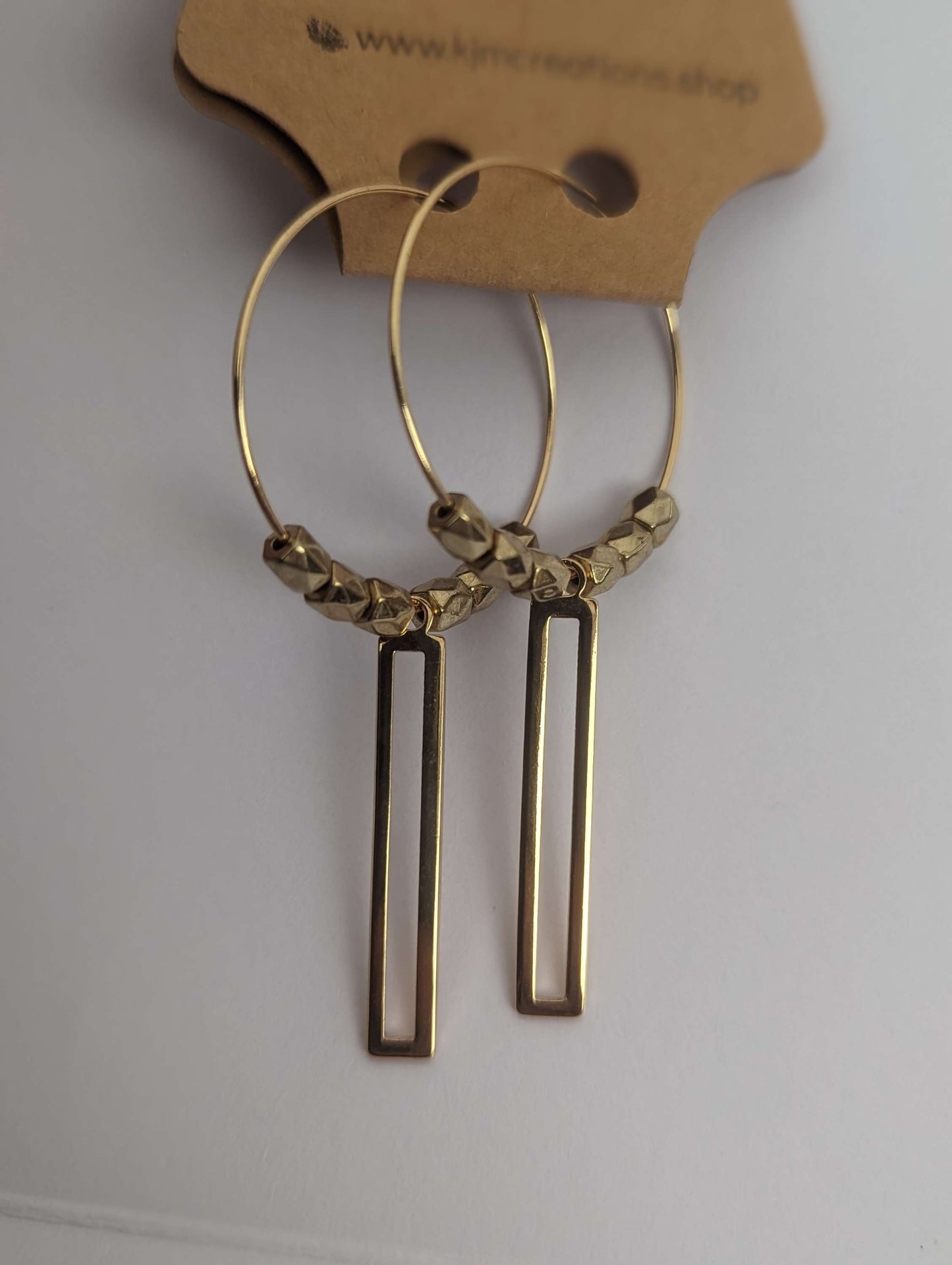 Rectangle drop hoops image 1