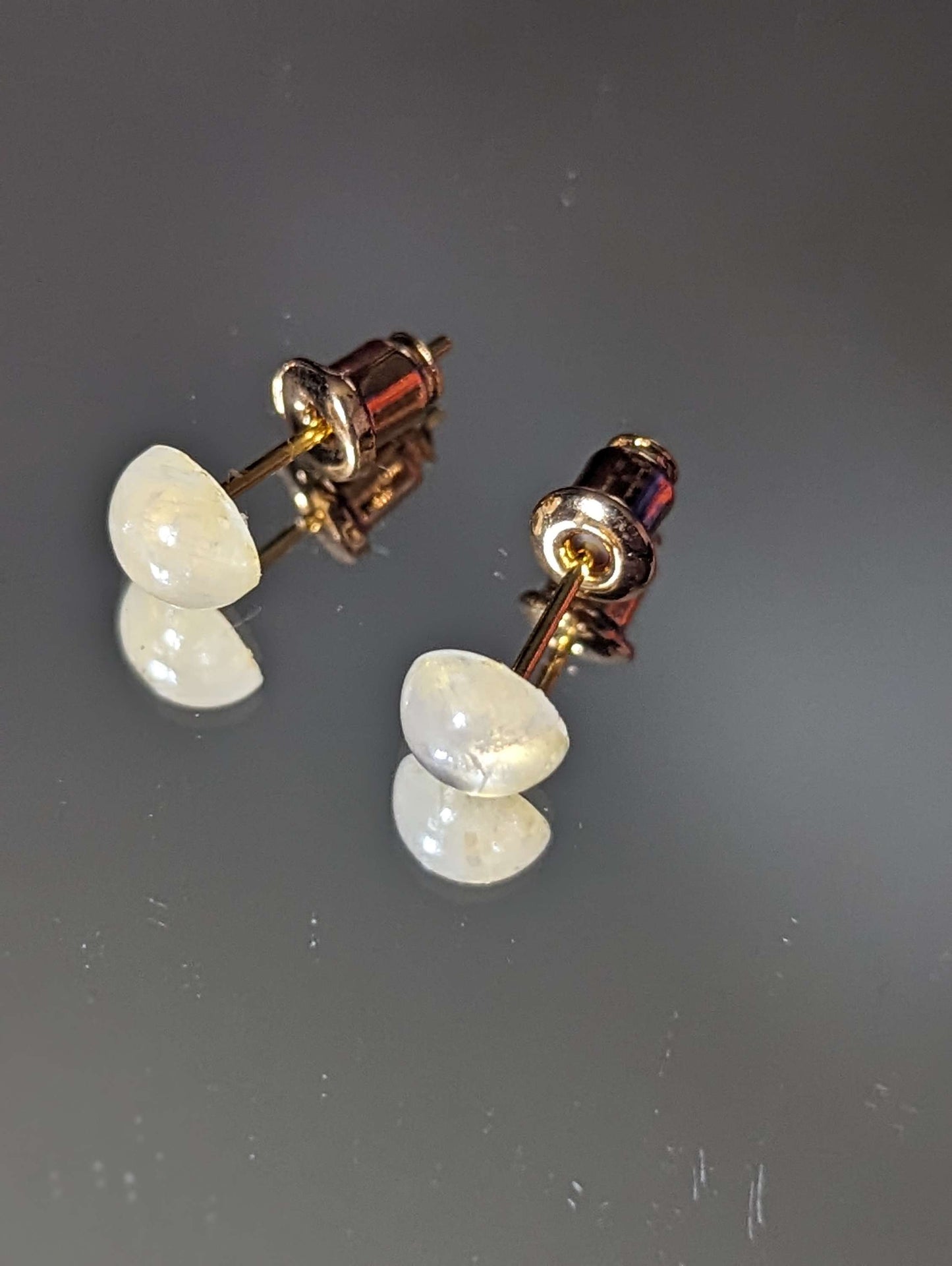 Gold Plated Gemstone Studs image 4