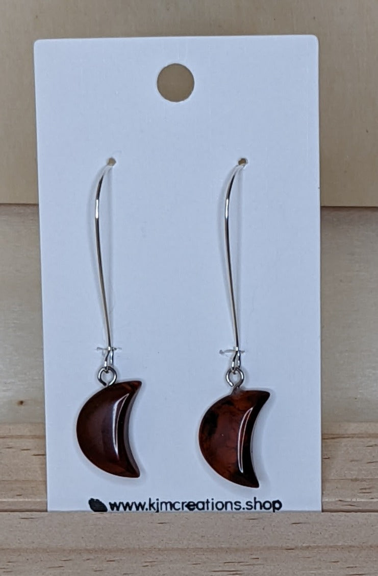 Moon Gemstone Earrings image 4