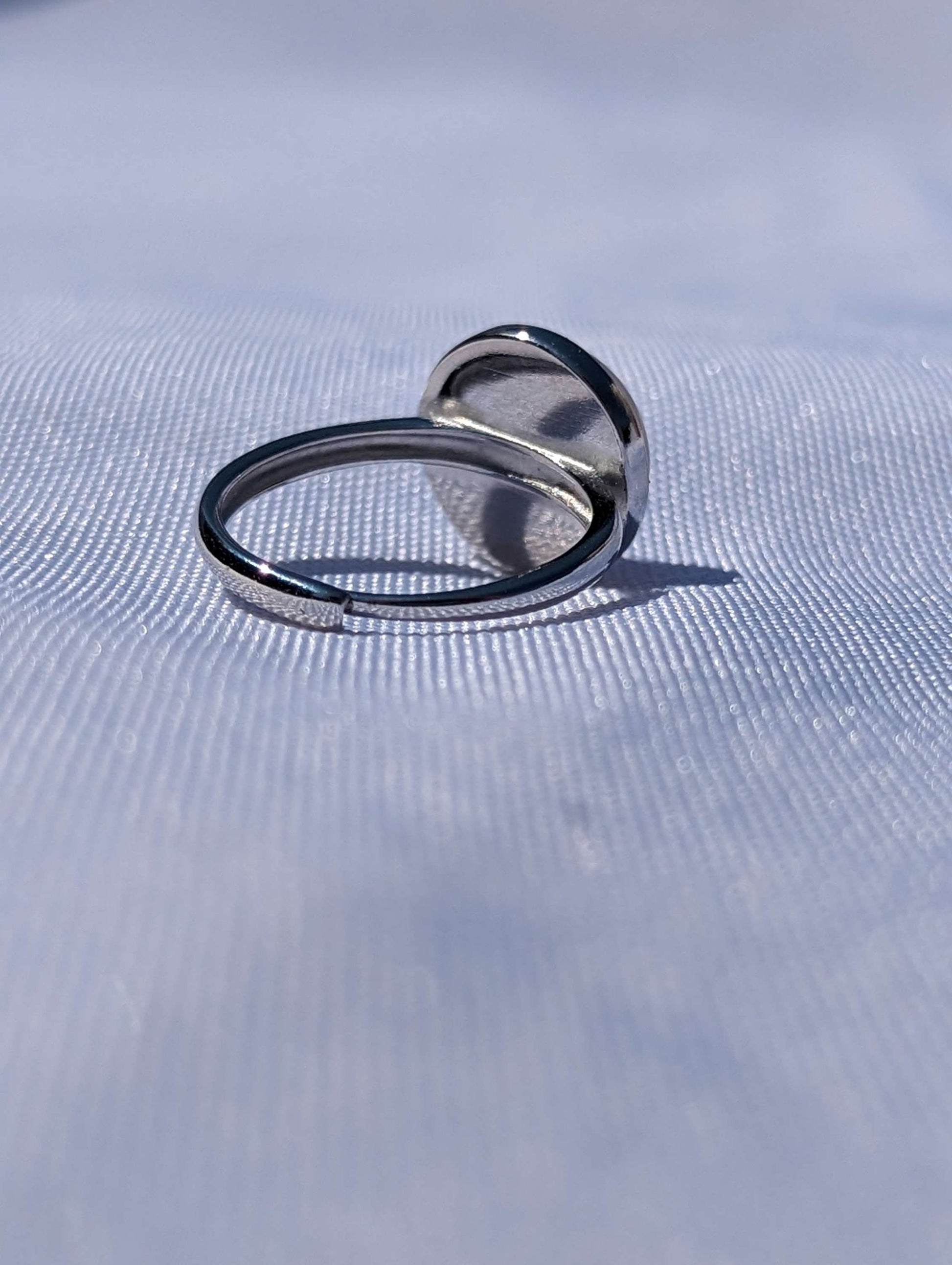 Sterling silver gemstone ring image 3