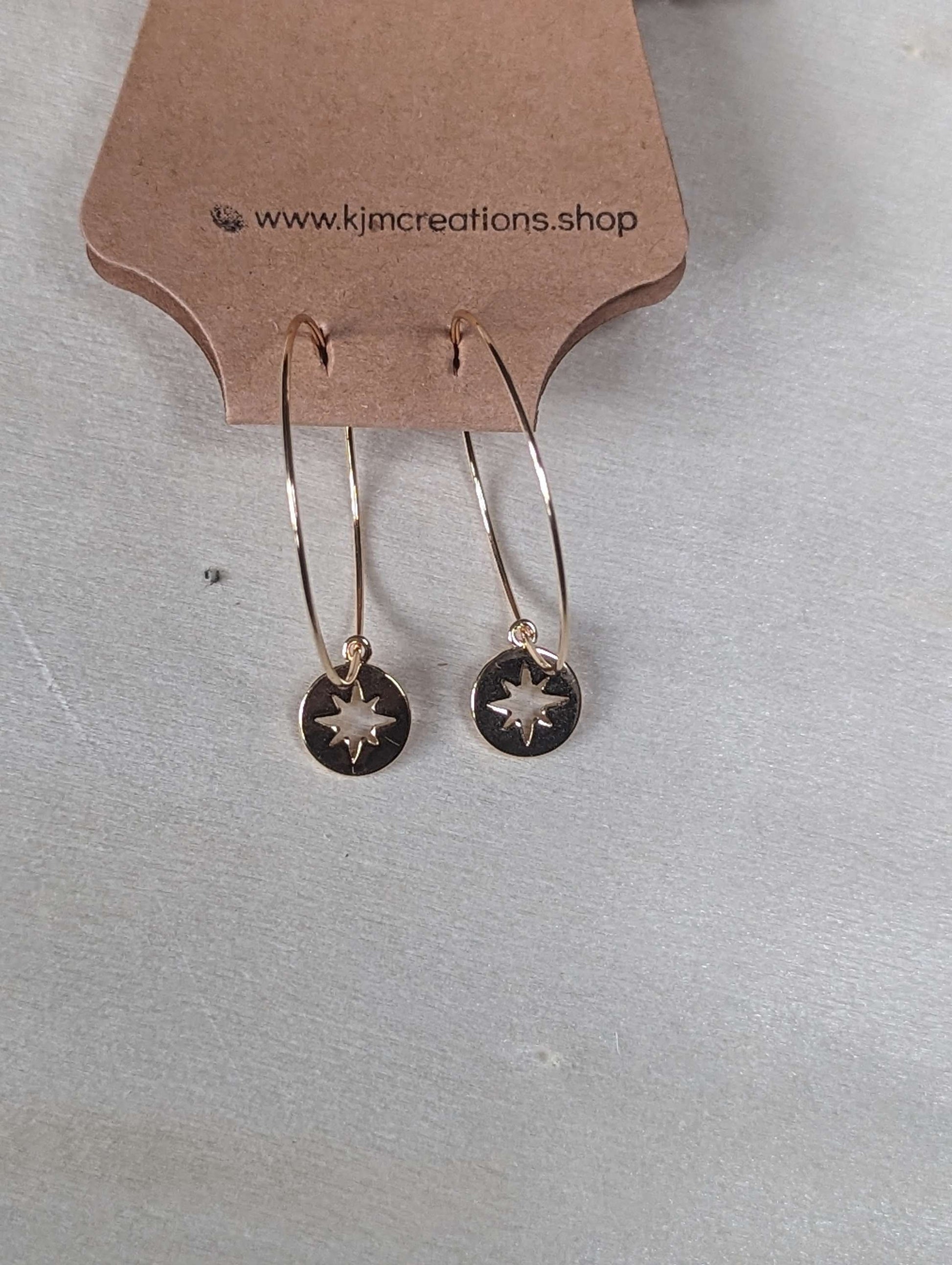 Small star  hoops image 0