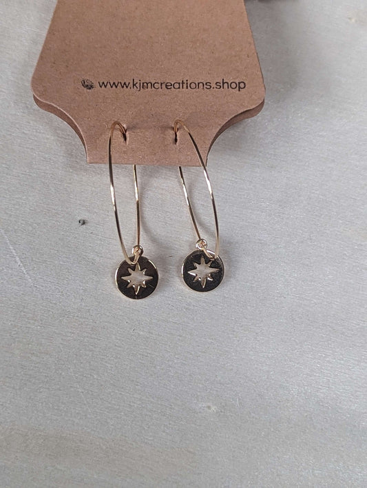 Small star  hoops image 0