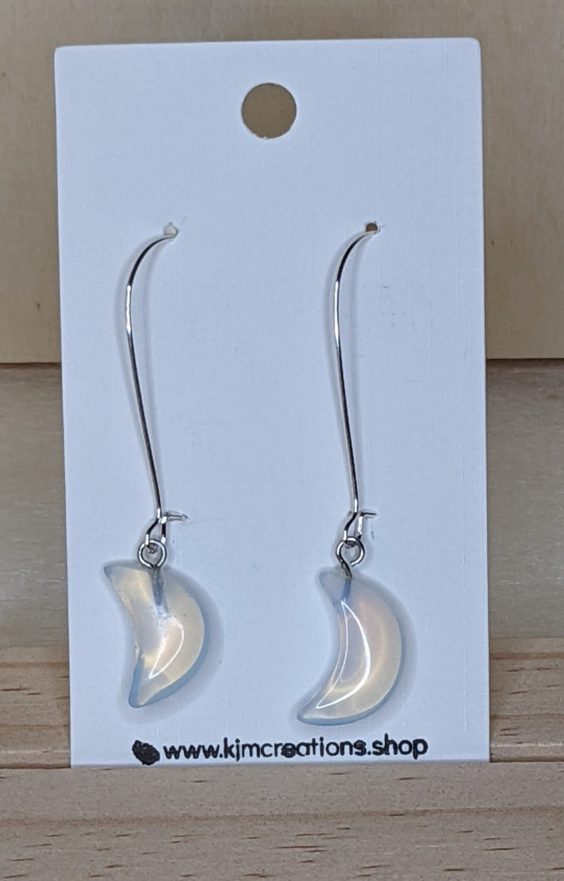 Moon Gemstone Earrings image 5