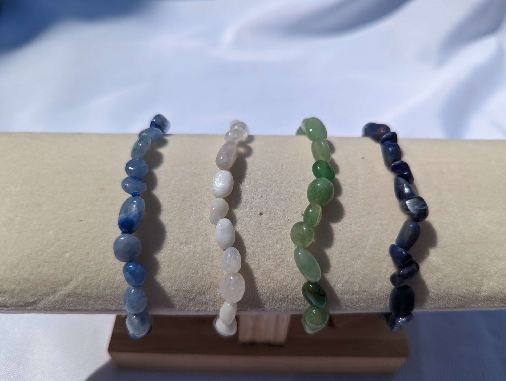 Gemstone nugget bracelets image 0
