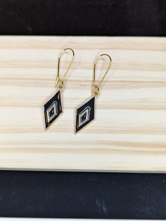 Gold Diamond Earrings image 0