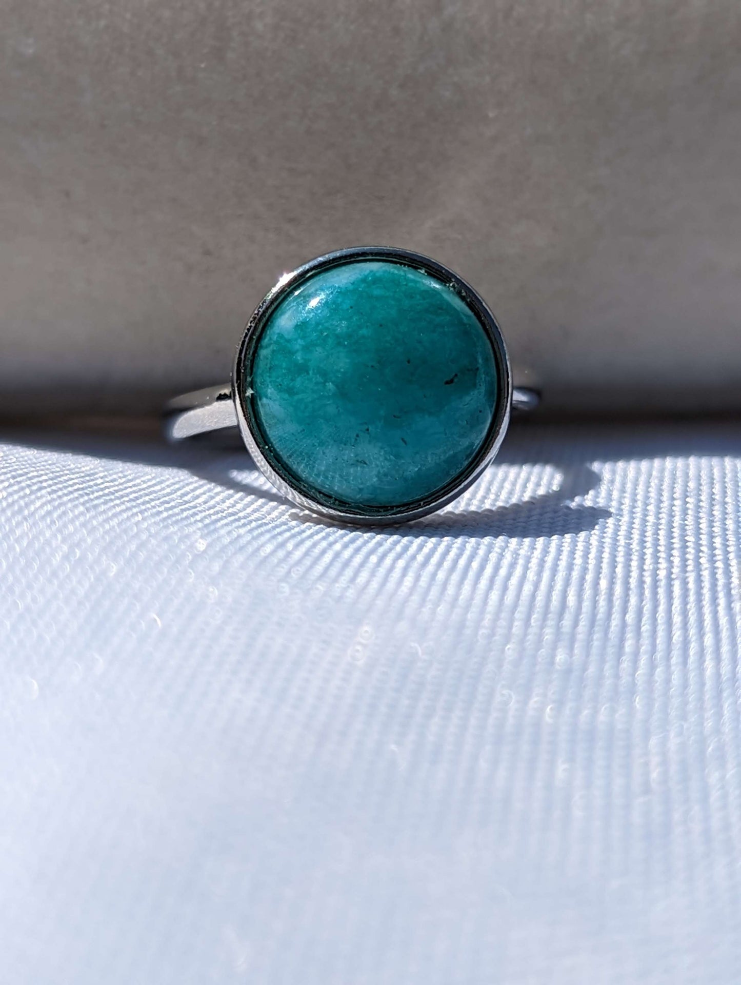 Sterling silver gemstone ring image 4