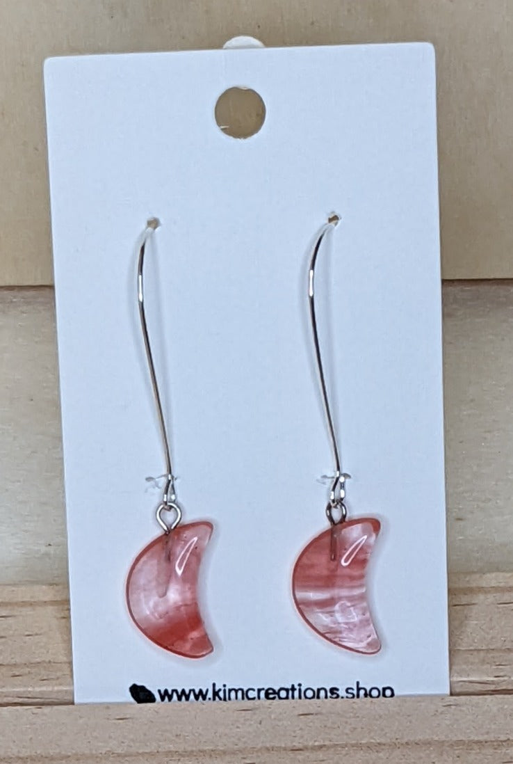 Moon Gemstone Earrings image 6