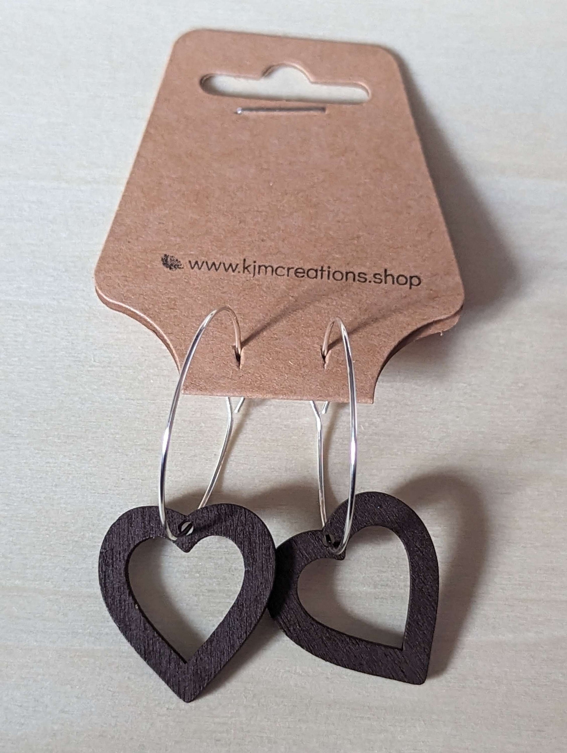 wooden heart hoops image 8