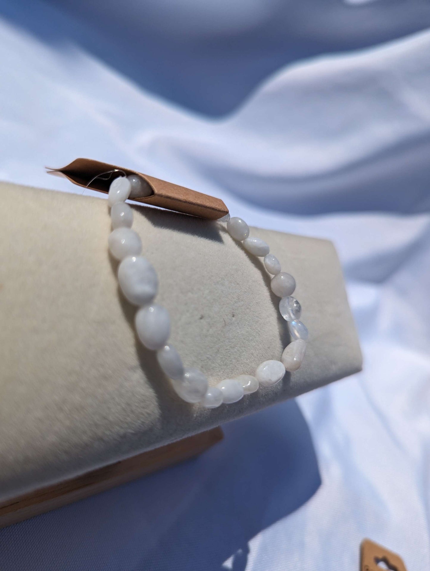Gemstone nugget bracelets image 1