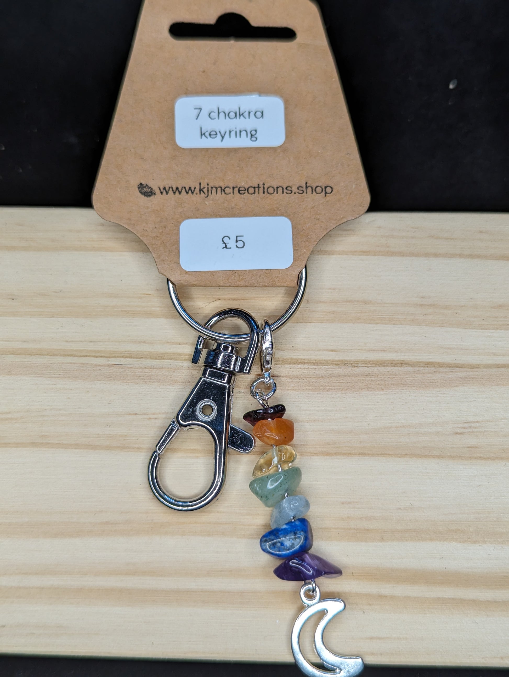 Chakra Gemstone Keyring image 2