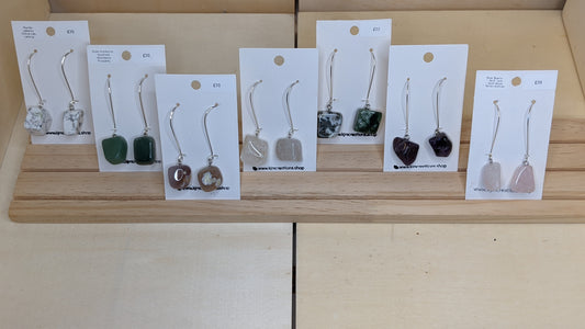 Nugget Gemstone Earrings image 0