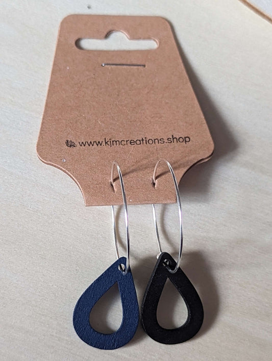 wooden drop hoops image 0