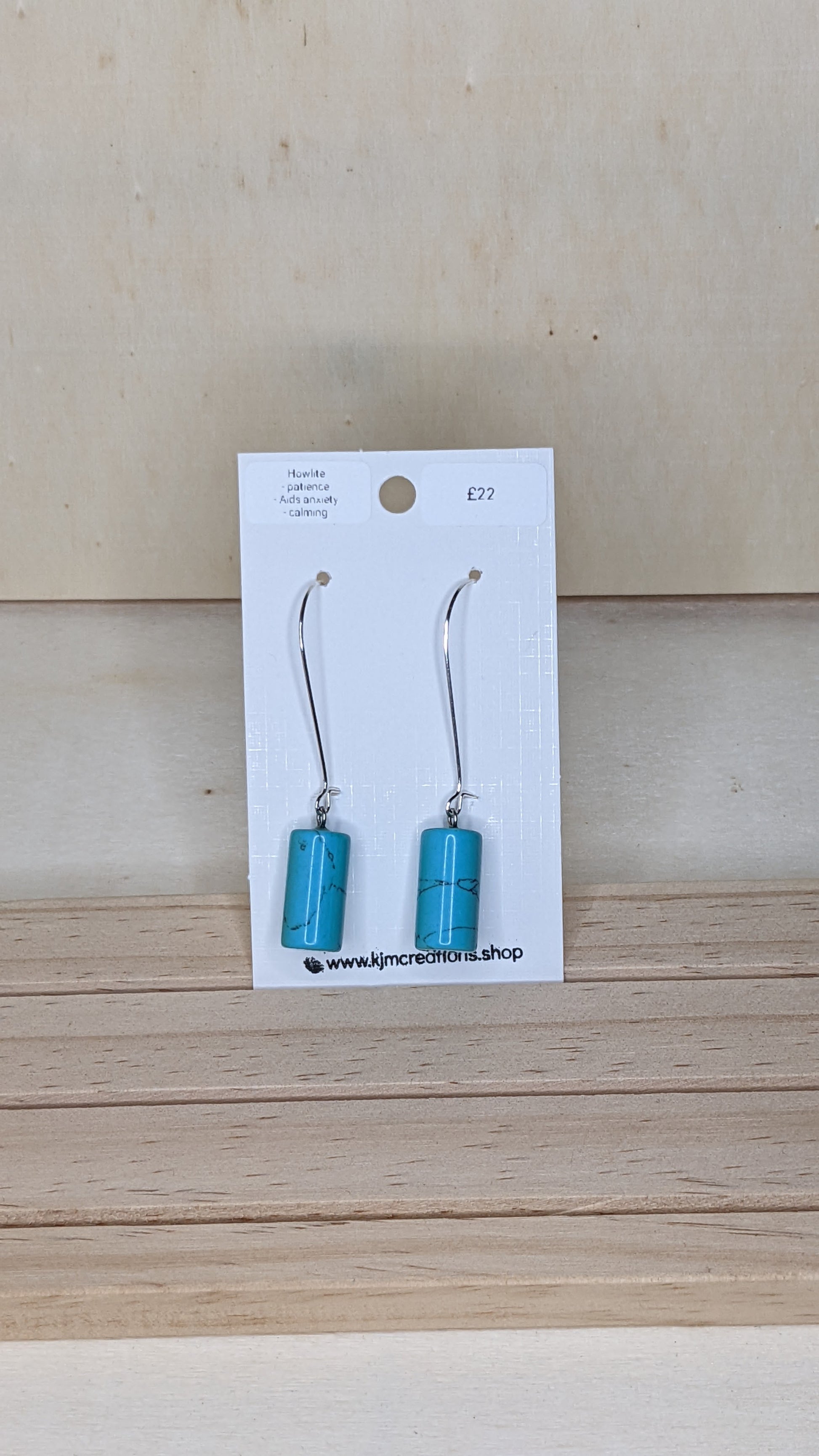 Cylinder Gemstone Earrings image 3
