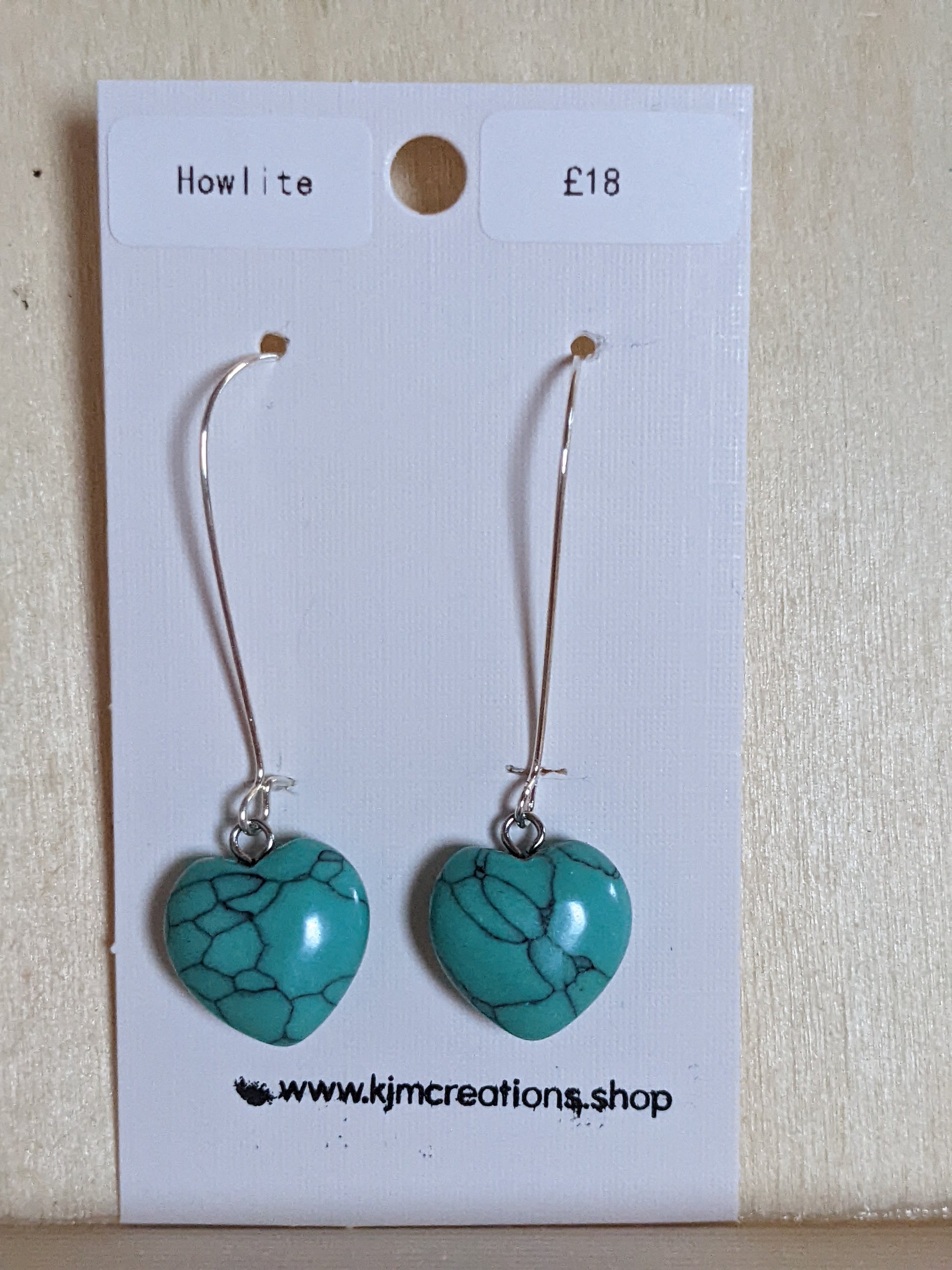 Heart Gemstone Earrings image 4