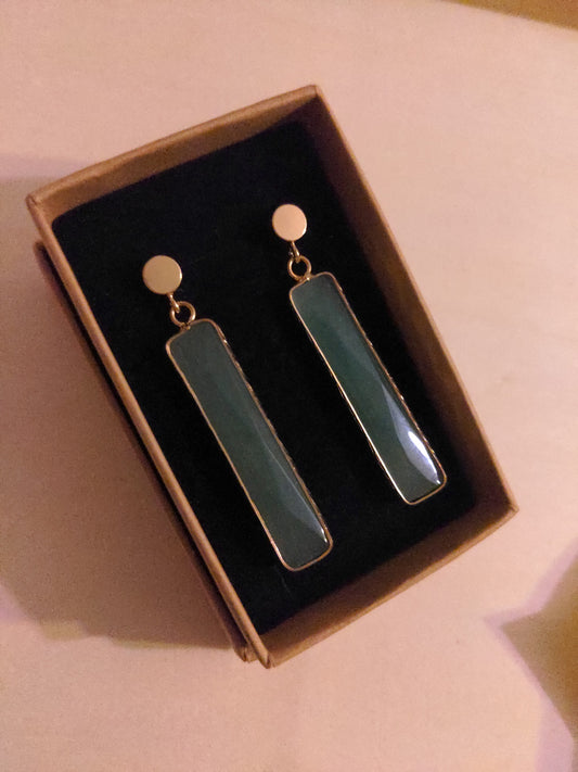 Gold Gemstone Earrings  image 0