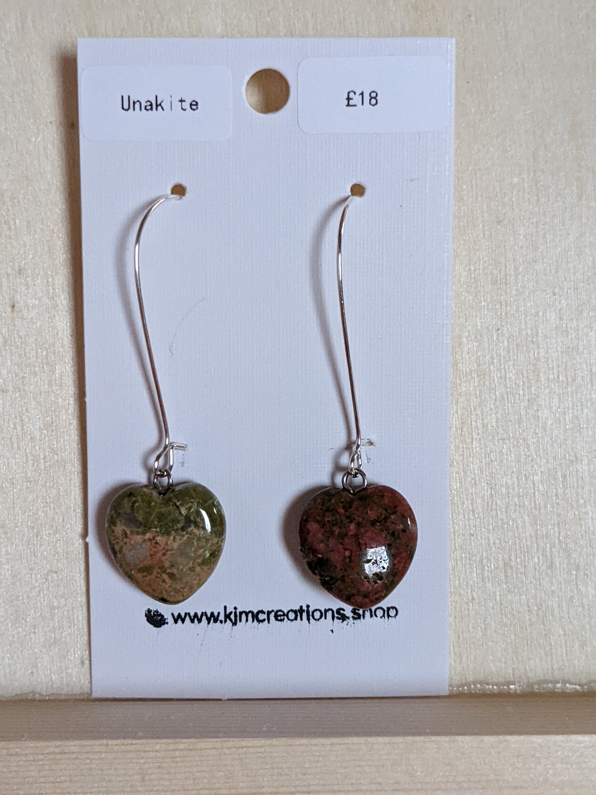 Heart Gemstone Earrings image 6