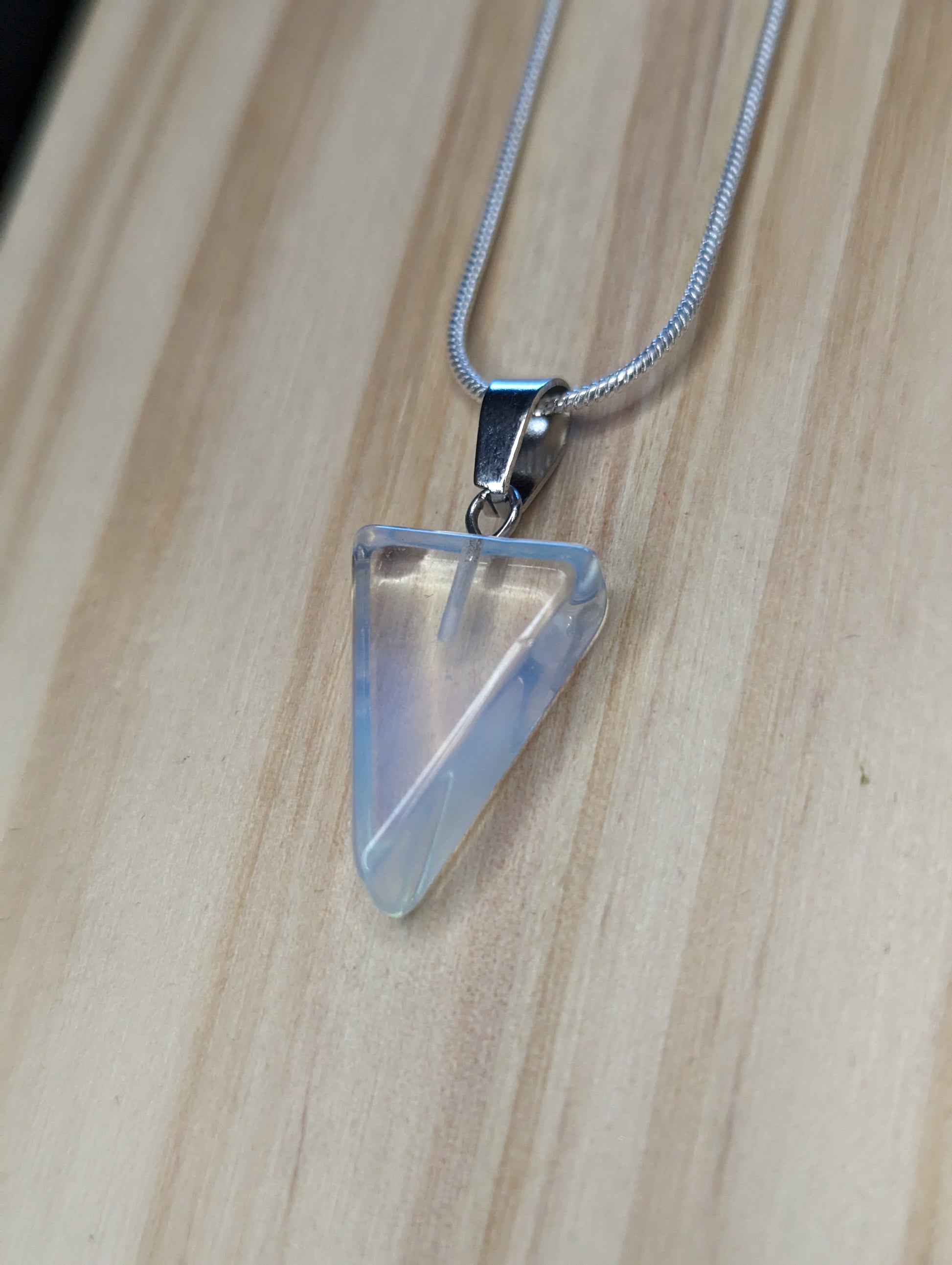 Triangle Gemstone Necklace image 6