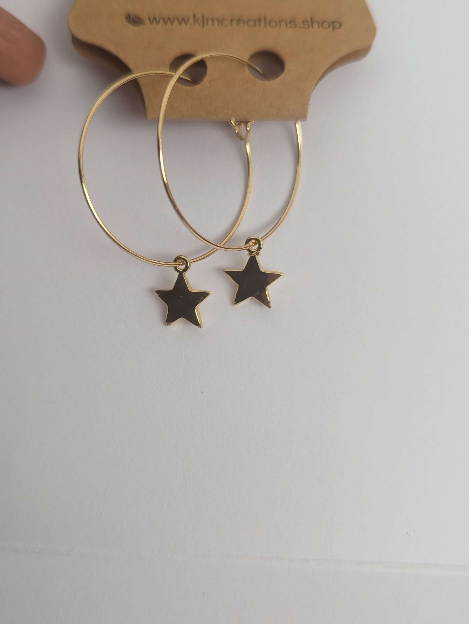 Small star  hoops image 0
