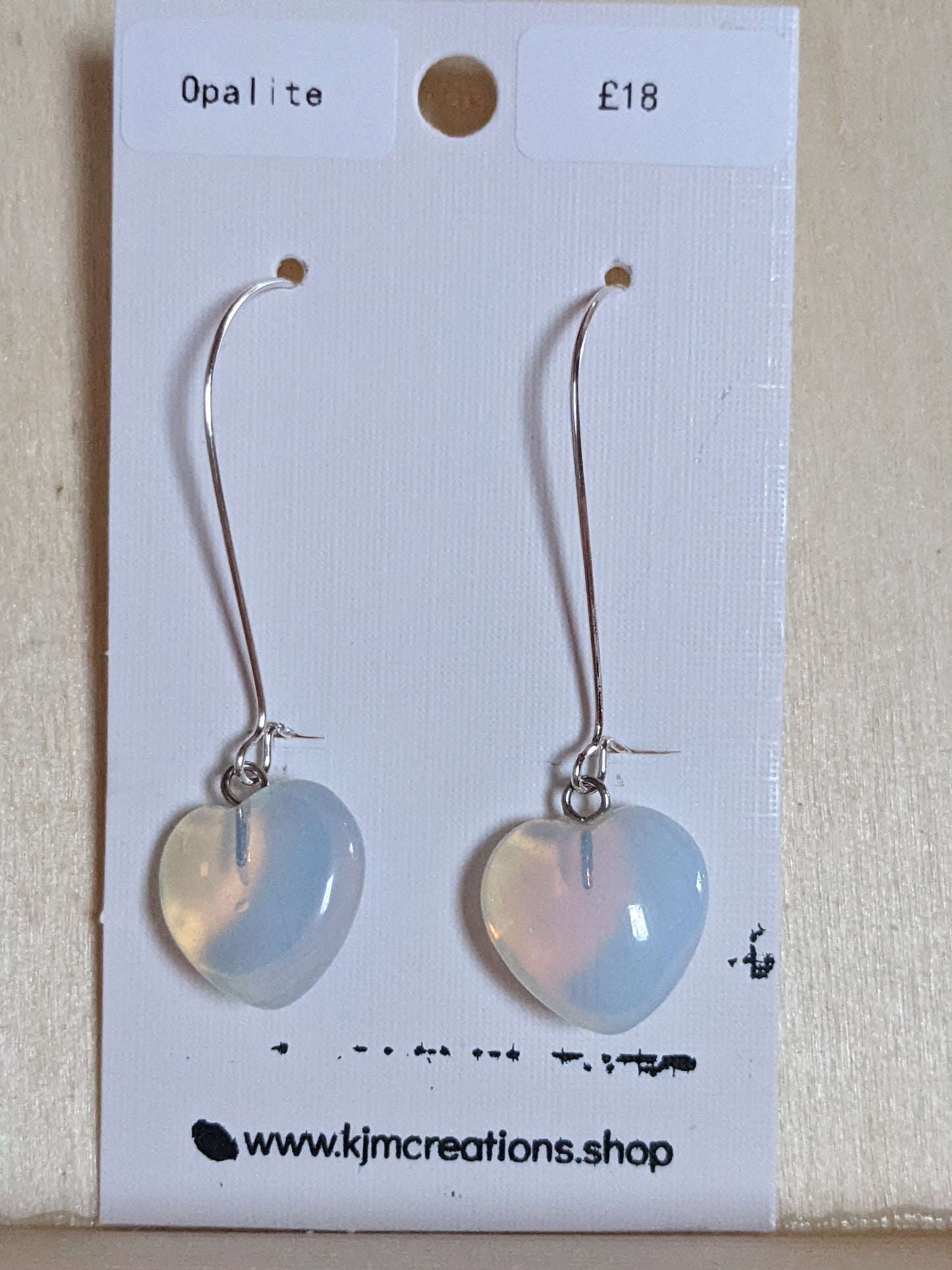 Heart Gemstone Earrings image 0